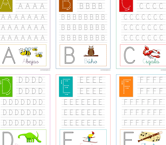 Aprender a escribir las letras del abecedario, recursos educativos
