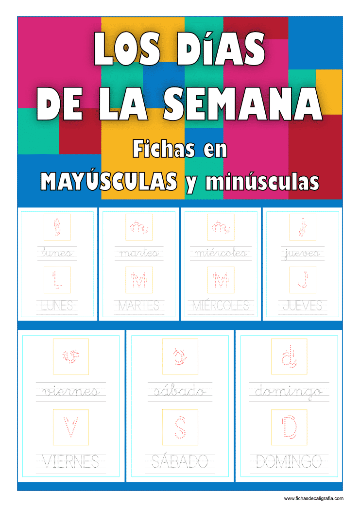 FICHAS 1, 2 y 3 de caligrafía punteada, para aprender a escribir en  mayúsculas, minúsculas y nú…